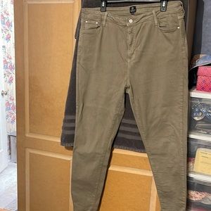 Just Black colored skinny jeans, well loved and well taken care of